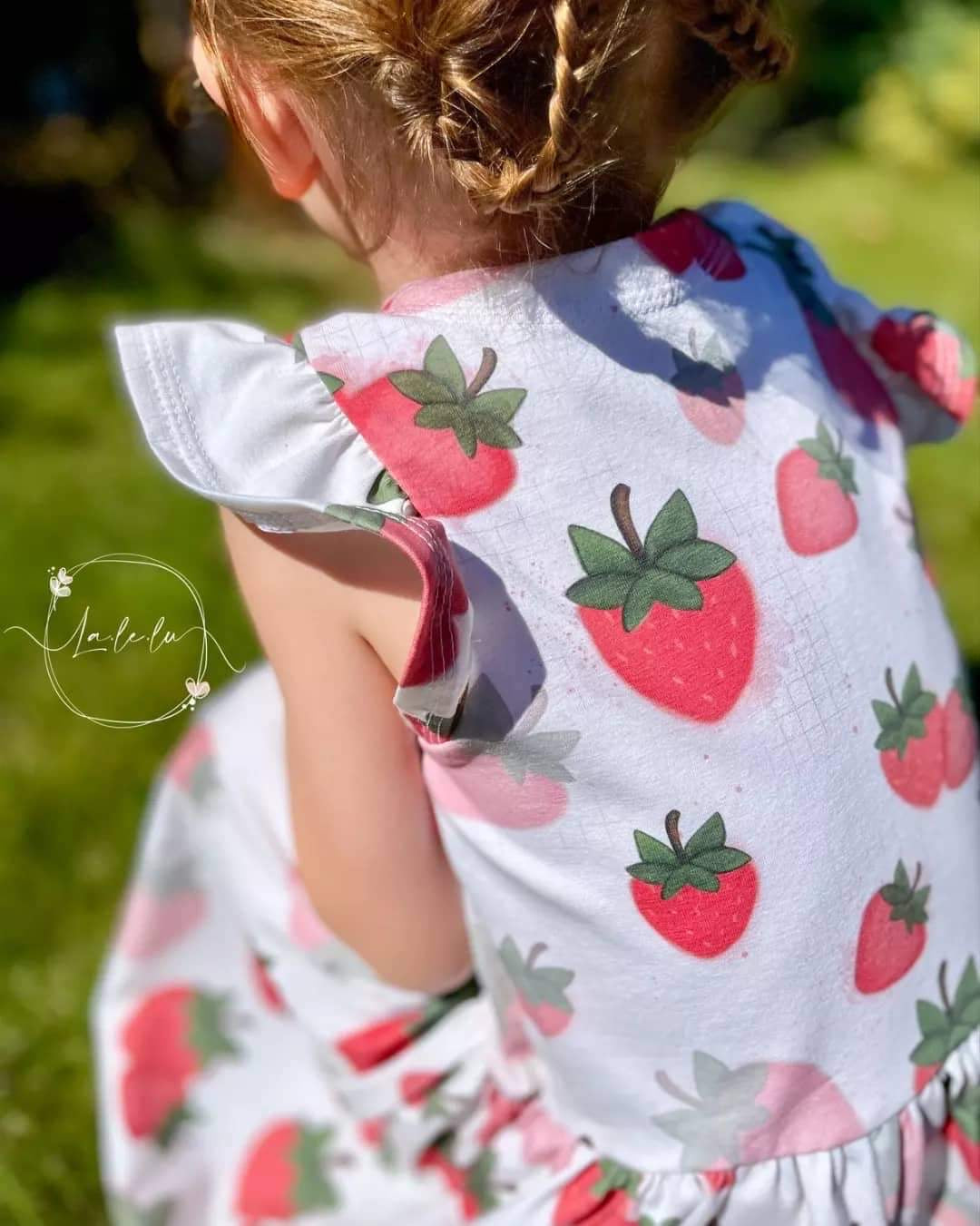 Erdbeere Stoff Eigenproduktion